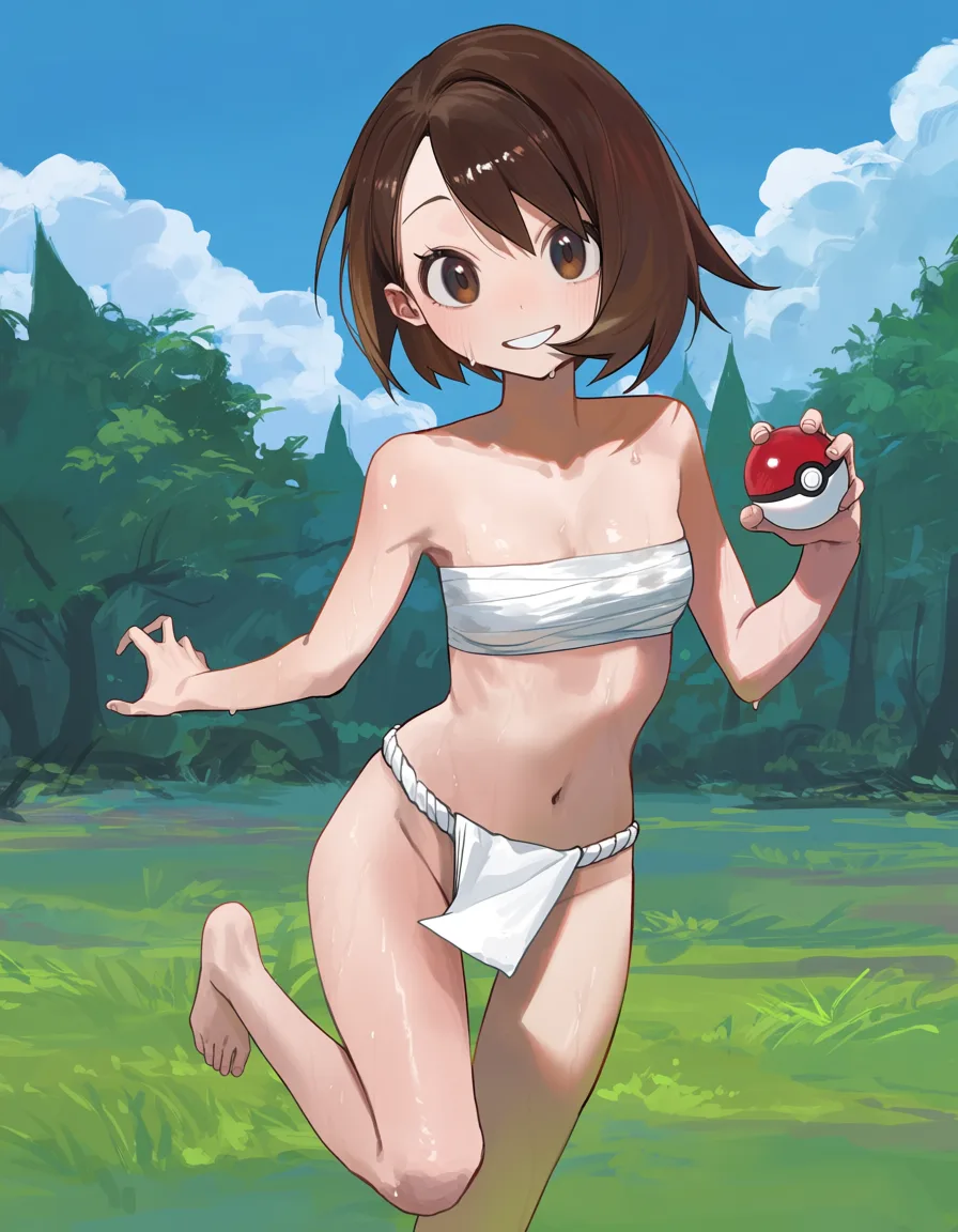 褌のユウリ（ポケモン剣盾）のイラスト
