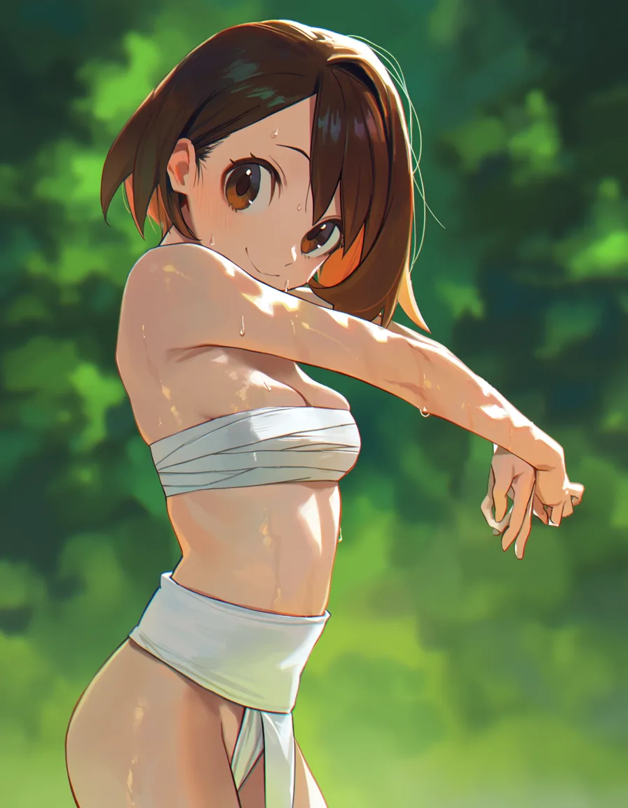 褌のユウリ（ポケモン剣盾）のイラスト