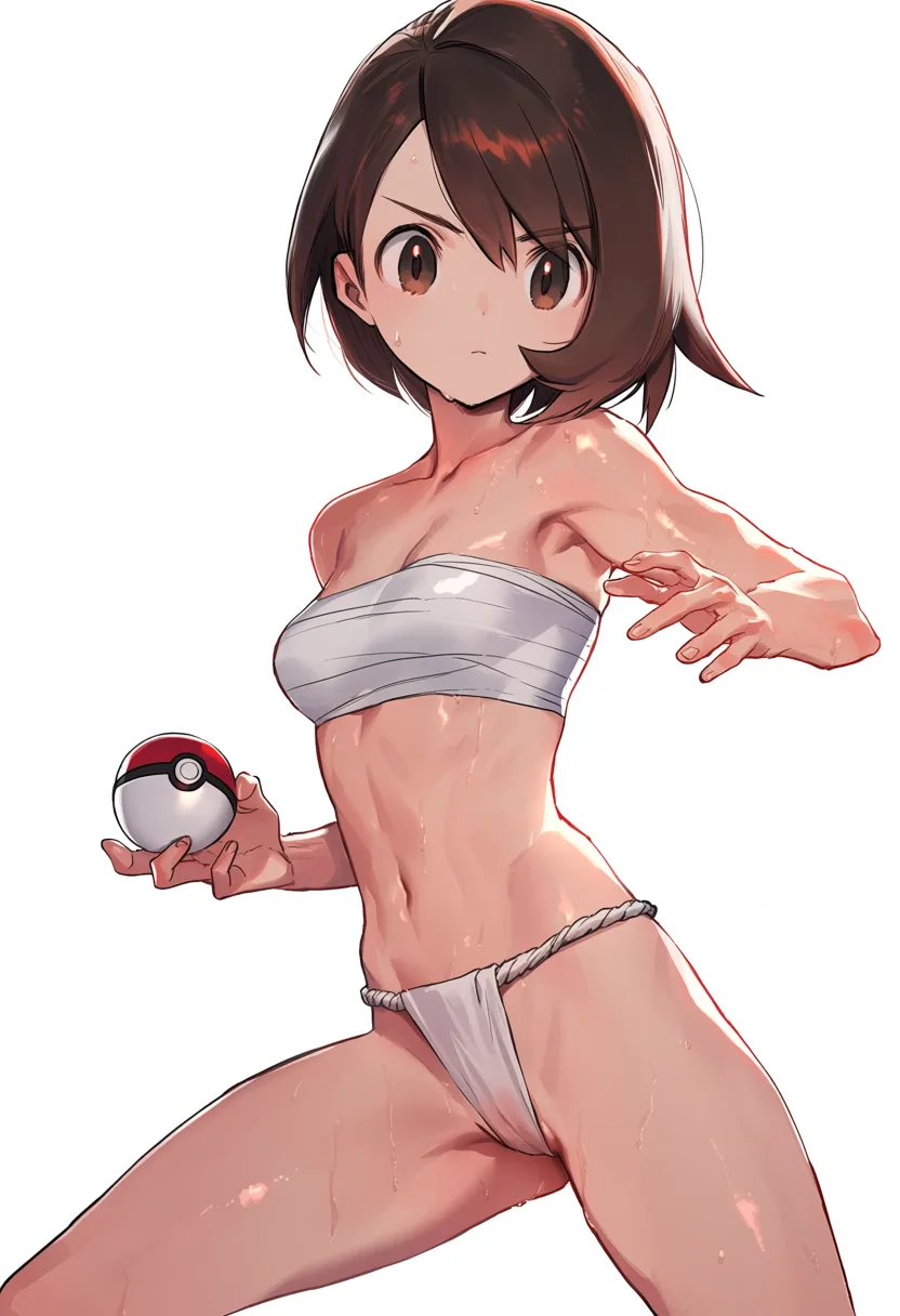 褌のユウリ（ポケモン剣盾）のイラスト