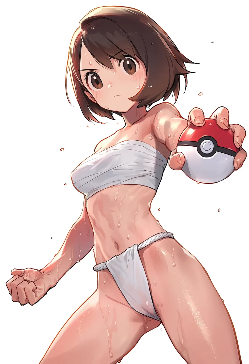 褌のユウリ（ポケモン剣盾）のイラスト