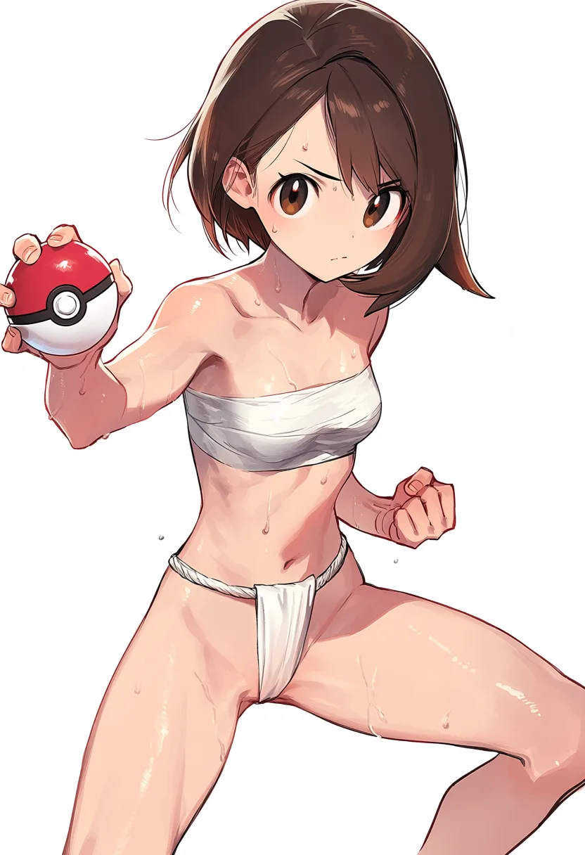 褌のユウリ（ポケモン剣盾）のイラスト