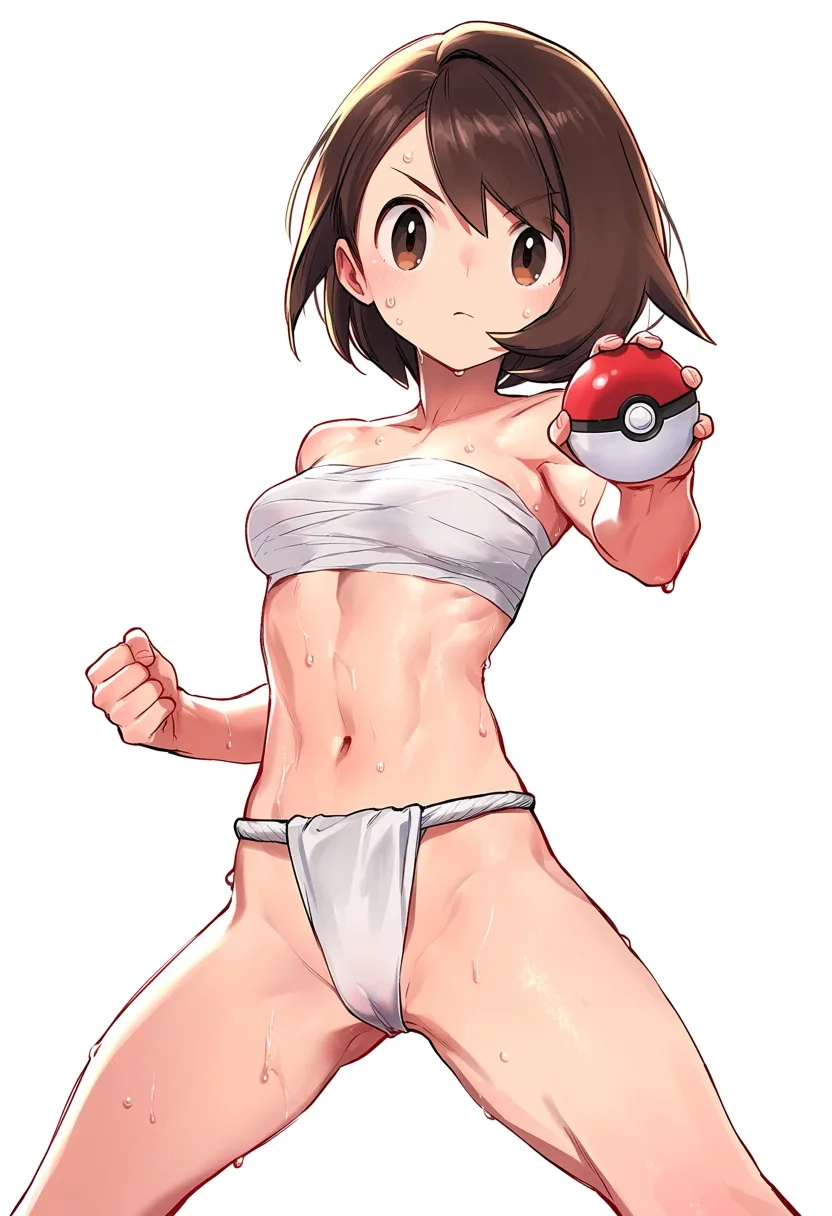 褌のユウリ（ポケモン剣盾）のイラスト