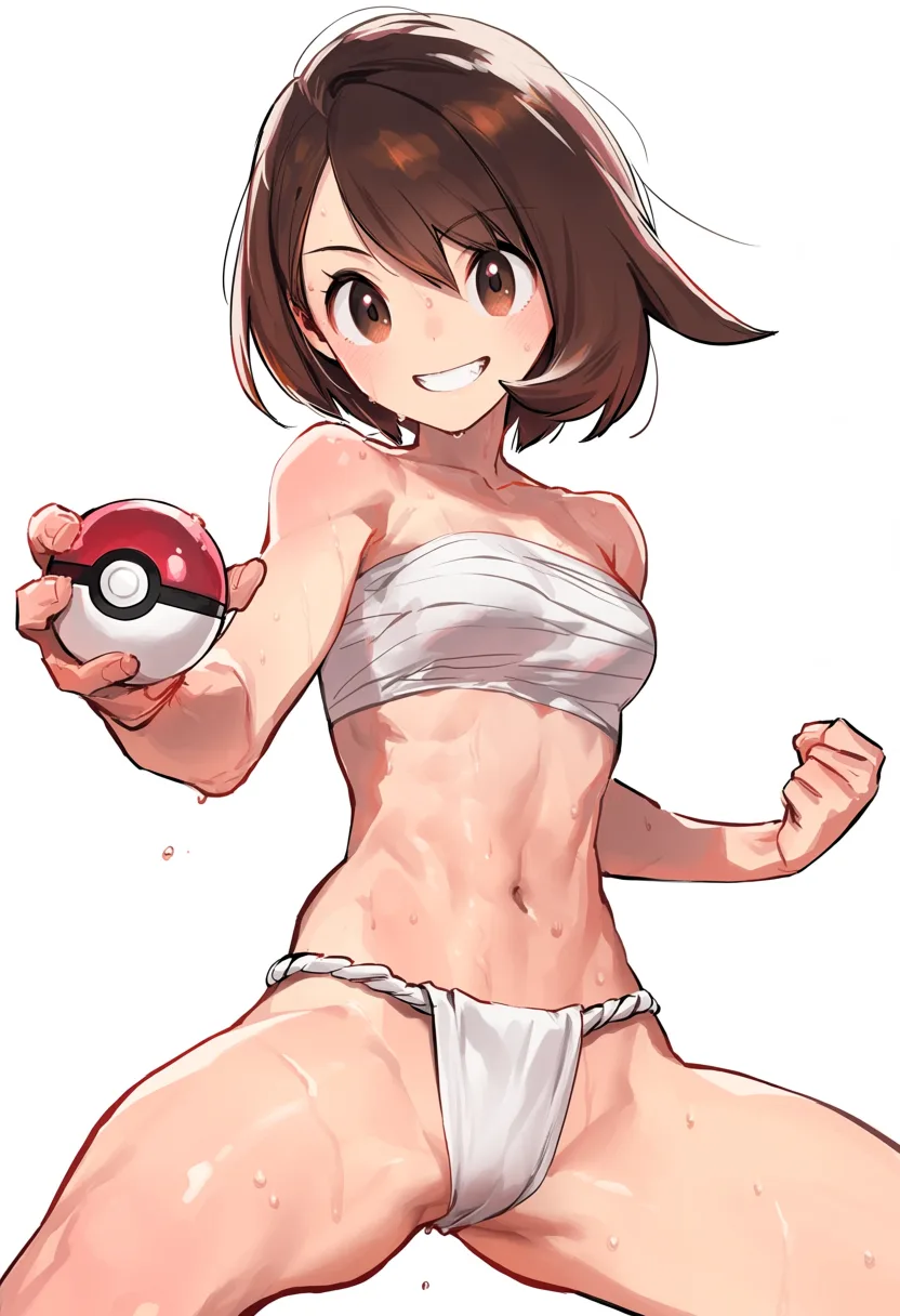 褌のユウリ（ポケモン剣盾）のイラスト