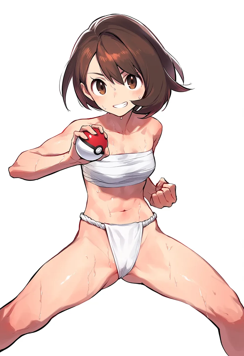 褌のユウリ（ポケモン剣盾）のイラスト