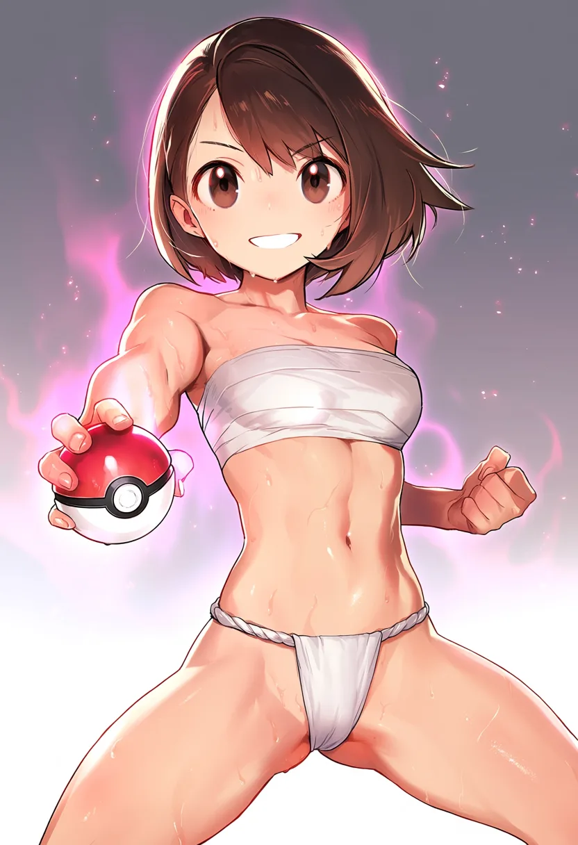 褌のユウリ（ポケモン剣盾）のイラスト