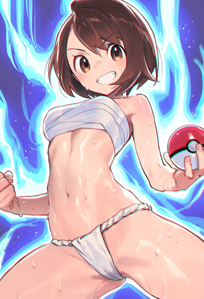 褌のユウリ（ポケモン剣盾）のイラスト