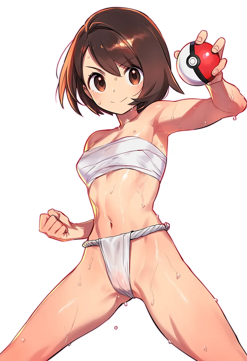 褌のユウリ（ポケモン剣盾）のイラスト