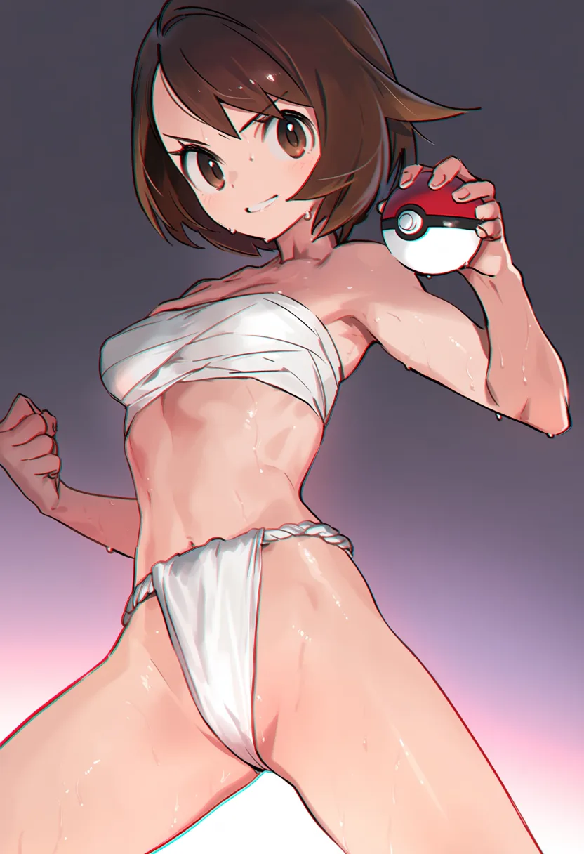 褌のユウリ（ポケモン剣盾）のイラスト
