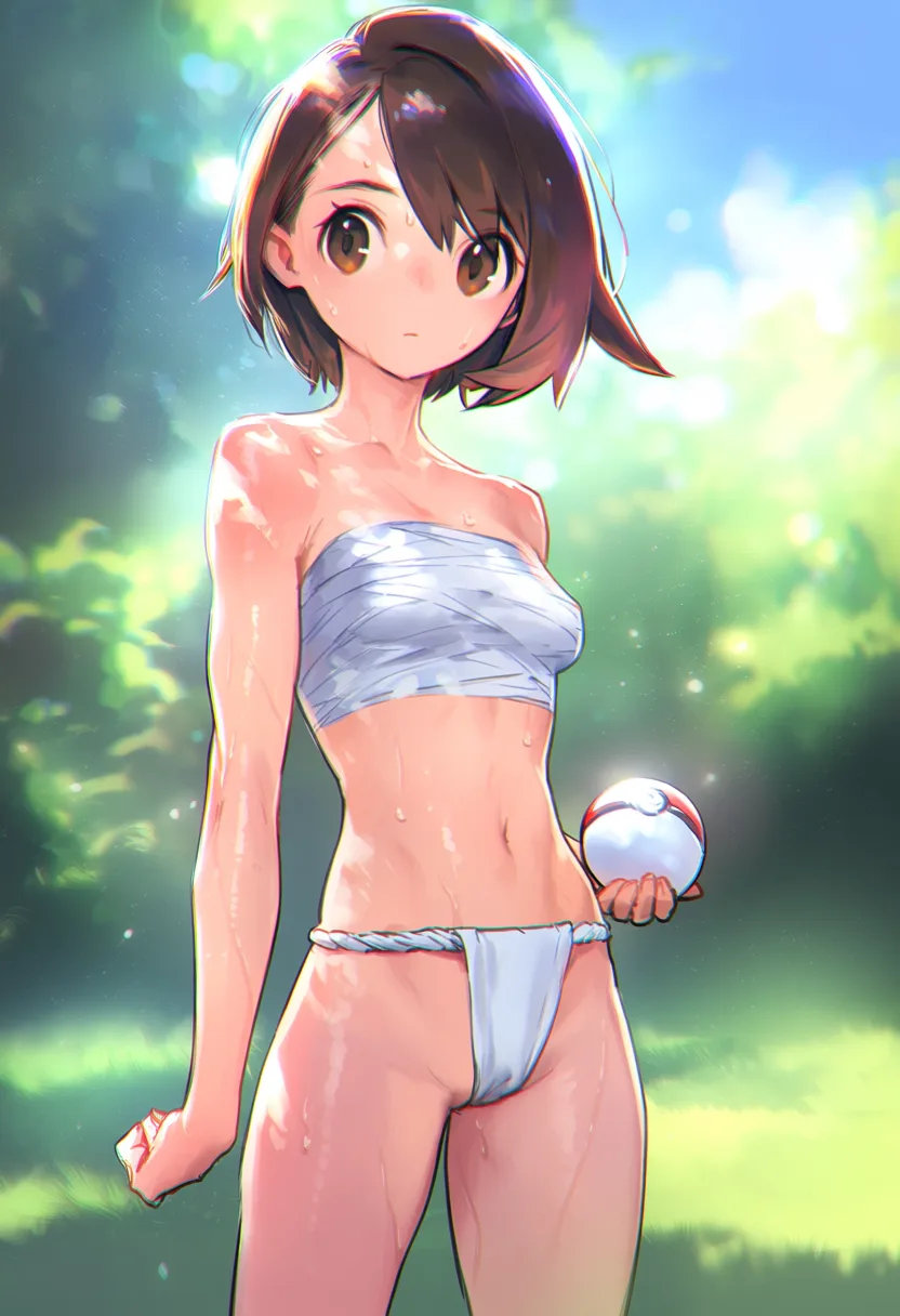 褌のユウリ（ポケモン剣盾）のイラスト