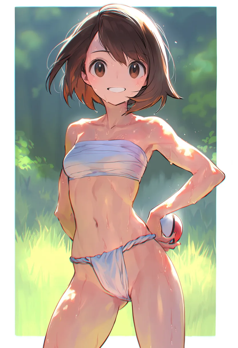 褌のユウリ（ポケモン剣盾）のイラスト