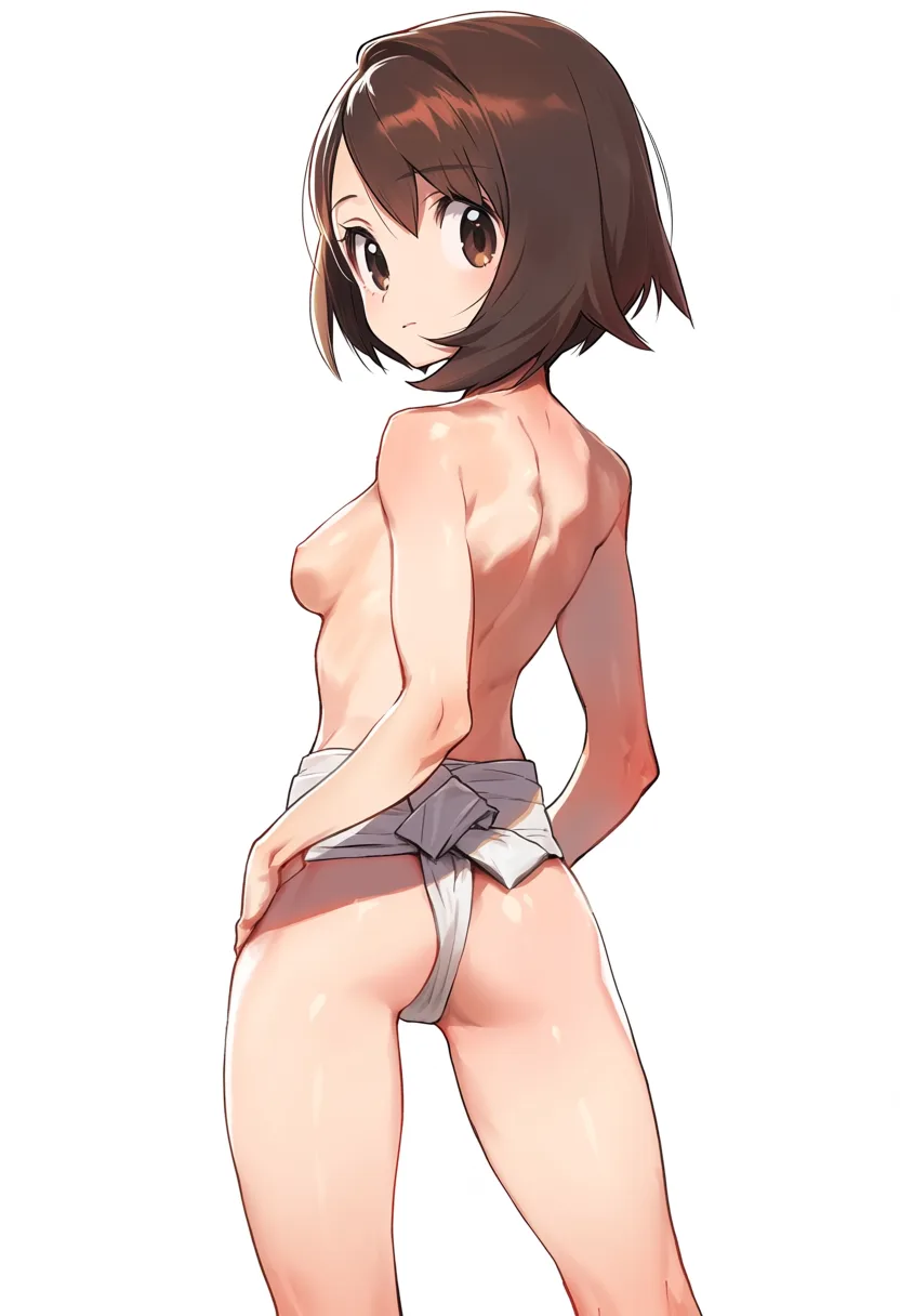 褌・後ろ姿のユウリ（ポケモン剣盾）のイラスト