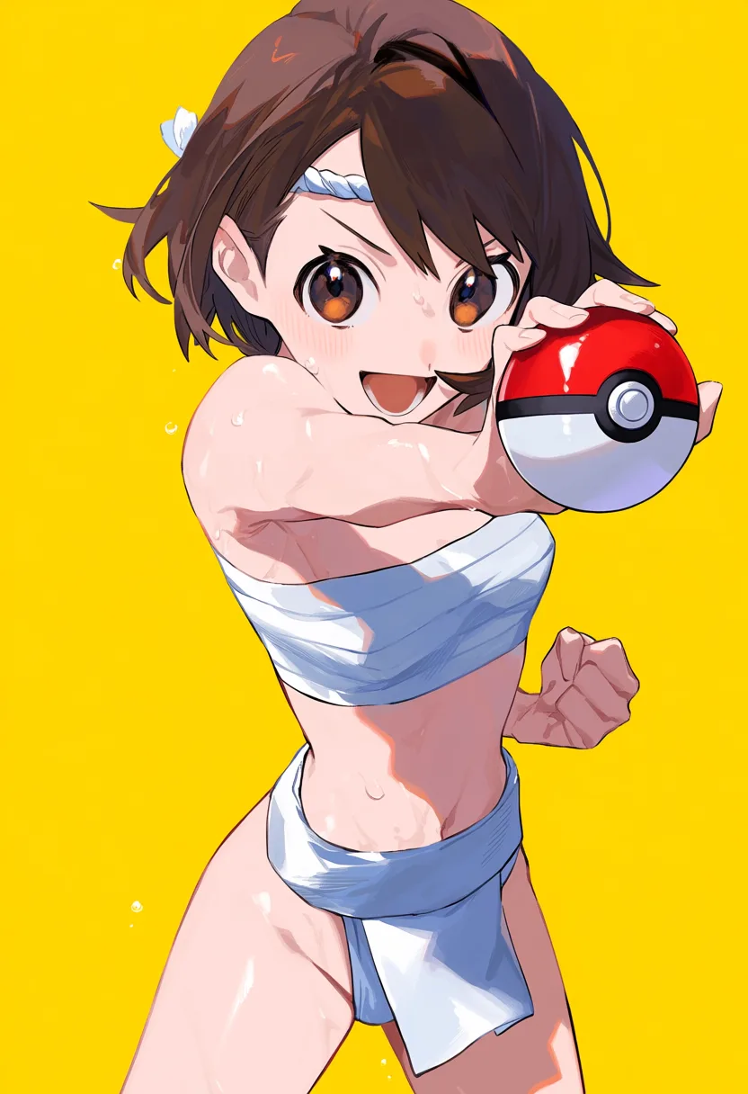 褌のユウリ（ポケモン剣盾）のイラスト