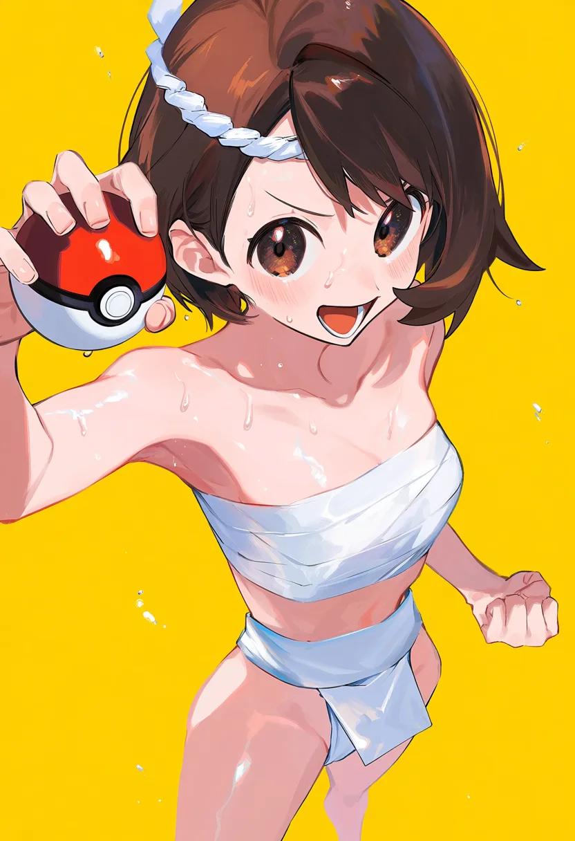 褌のユウリ（ポケモン剣盾）のイラスト