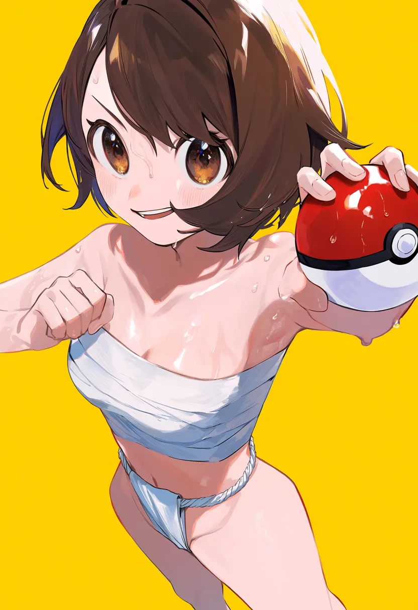 褌のユウリ（ポケモン剣盾）のイラスト