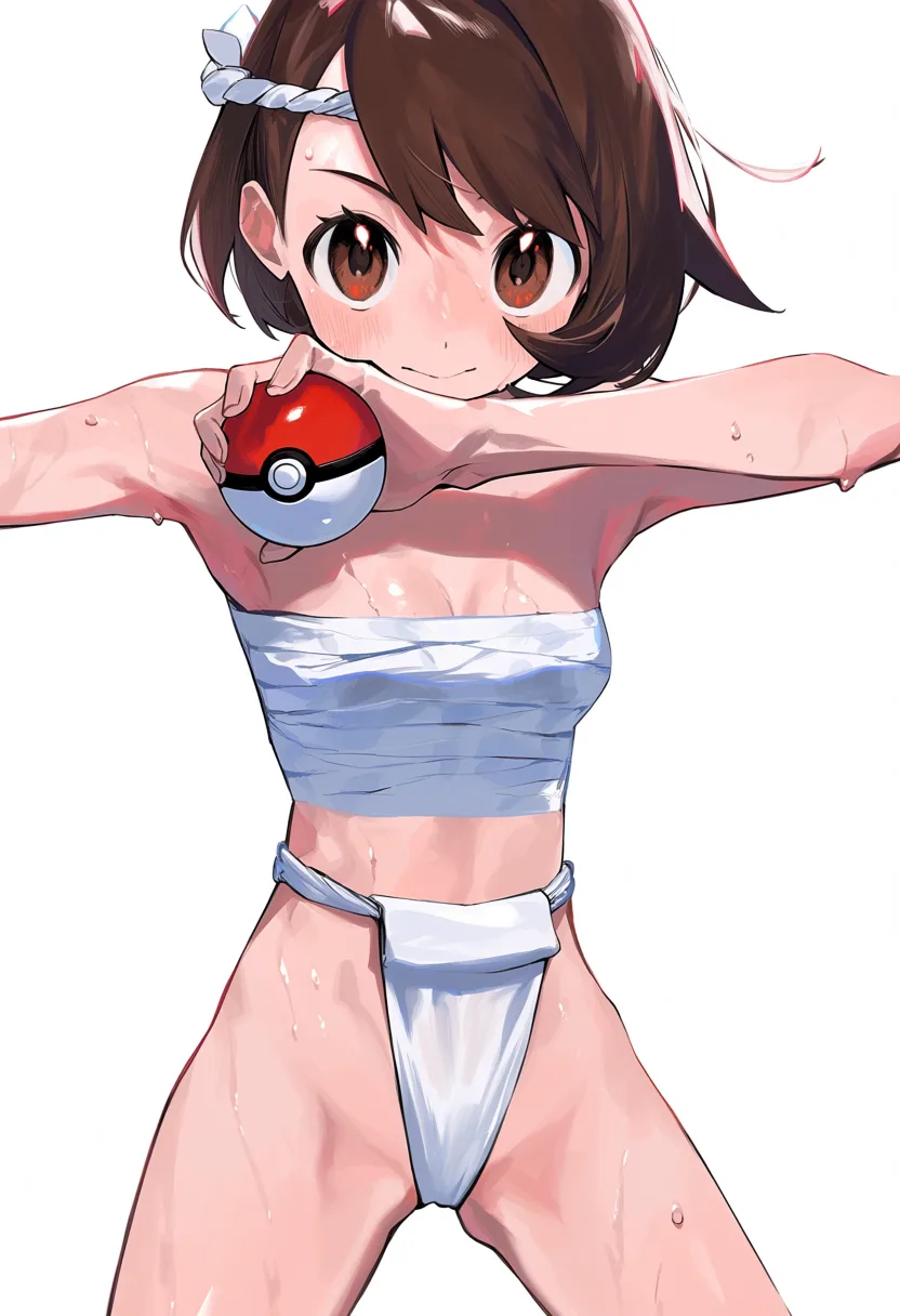 褌のユウリ（ポケモン剣盾）のイラスト