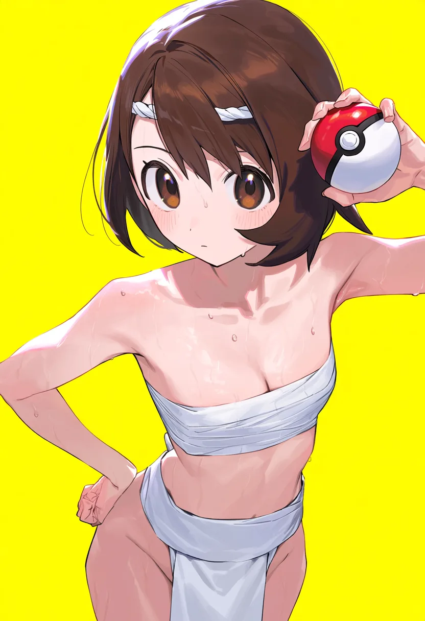 褌のユウリ（ポケモン剣盾）のイラスト