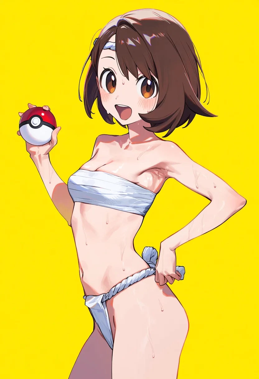 褌のユウリ（ポケモン剣盾）のイラスト
