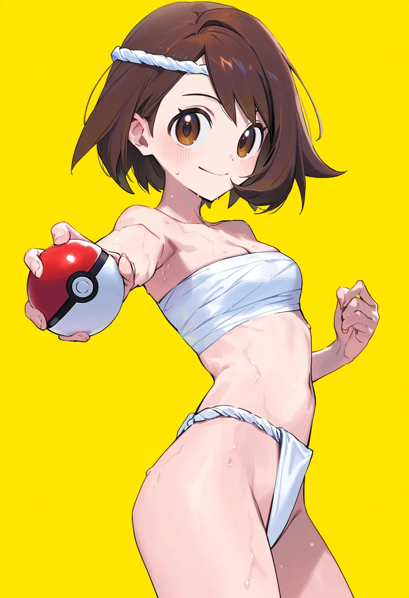 褌のユウリ（ポケモン剣盾）のイラスト