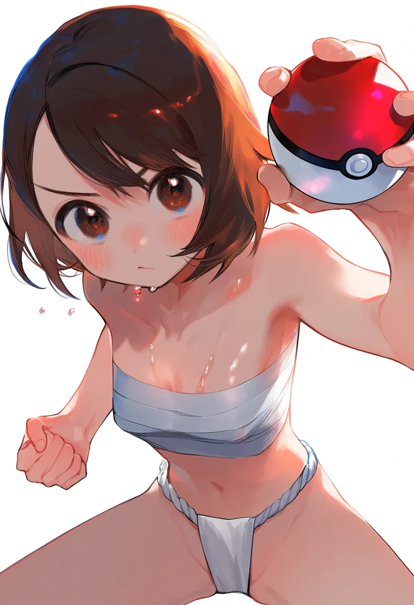 褌のユウリ（ポケモン剣盾）のイラスト