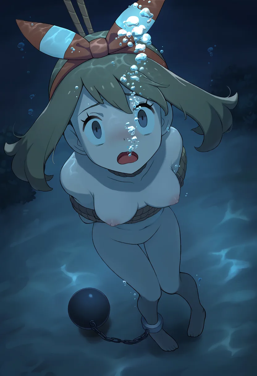 水責めのハルカ（ポケットモンスター アドバンスジェネレーション）のイラスト