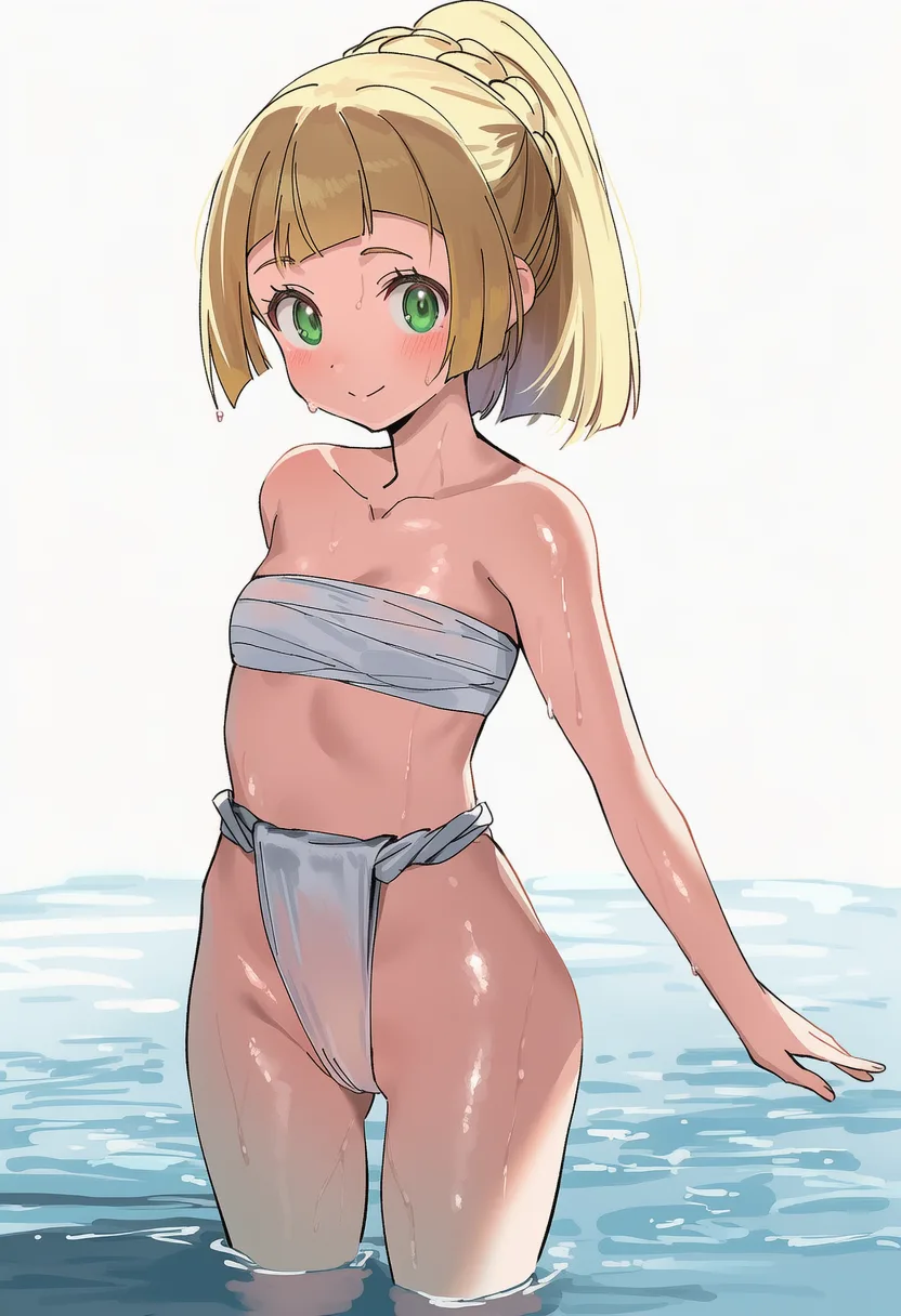 褌のリーリエ（ポケモンサンムーン）のイラスト